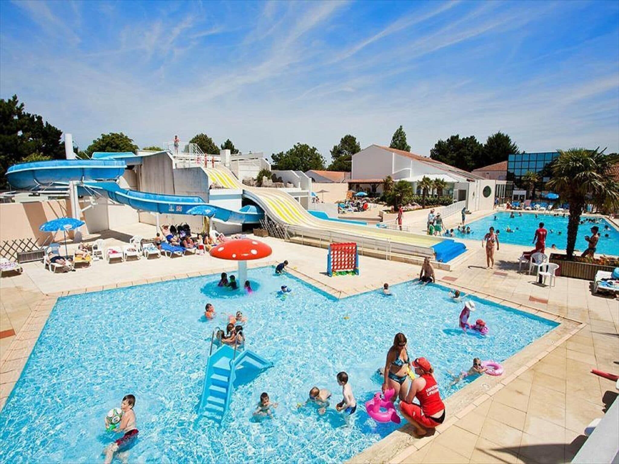 2 indoor pools, a heated pool