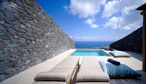 Junior Suite with Private Heated Pool | View from room - Lithi Luxury Retreat (Santorini)