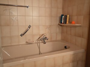 Combined shower/bathtub