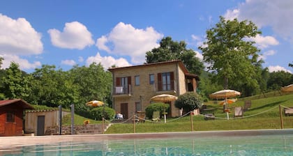 Apartment in Marche with Pool and Mountain Views