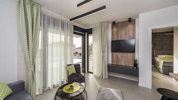 Luxury Villa, 3 Bedrooms, Private Pool, Pool View | Living area