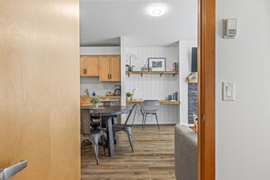Dining - 428-160 Kananaskis · Stylish condo, central location (Canmore)