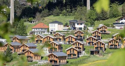 Chalet junto al remonte con balcón y sauna