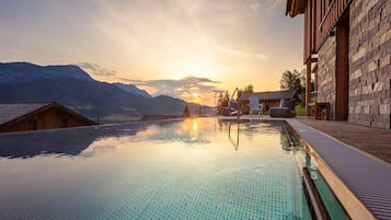 Una piscina riscaldata