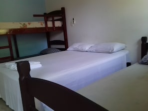 Free WiFi, bed sheets