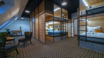 Desk, laptop workspace, iron/ironing board, free WiFi