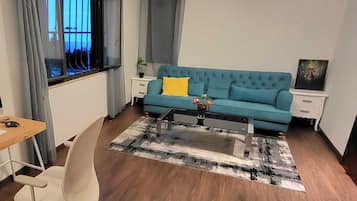 Estudio Elite, 1 habitación | Ropa de cama de alta calidad y edredones de plumas