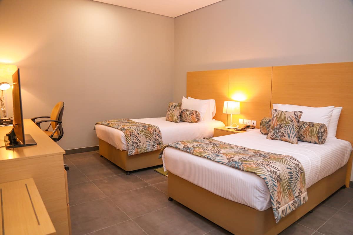 1 slaapkamer, luxe beddengoed, een minibar, een kluis op de kamer