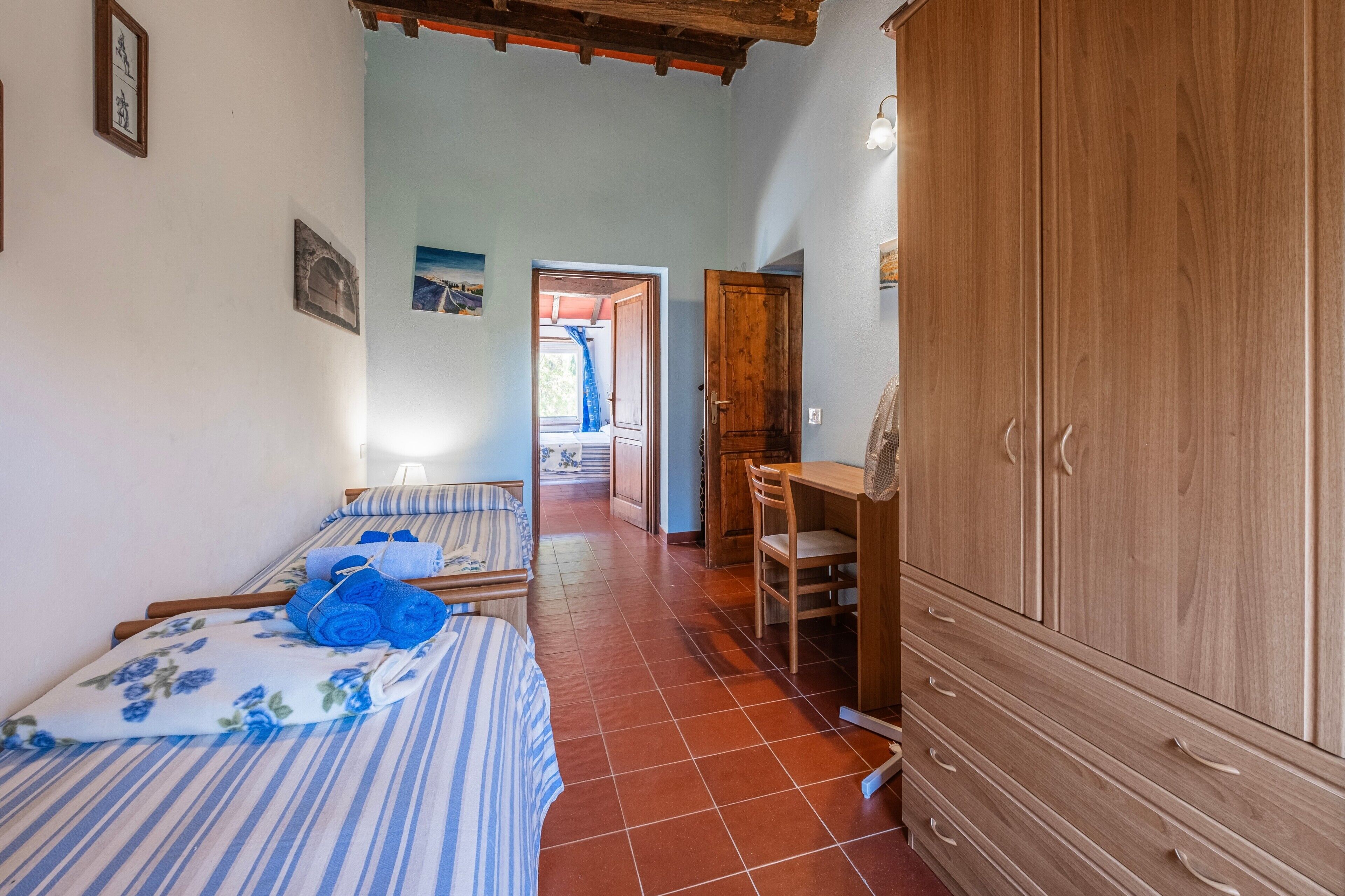 2 habitaciones, wifi gratis y ropa de cama 