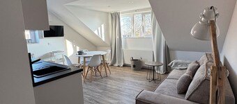 Elbblick 1, right on the Dove Elbe, close to the city