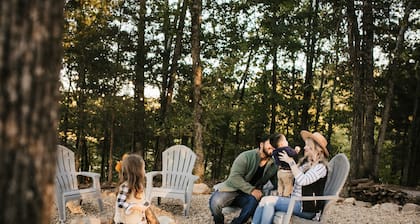 Luxury Glamping tent in Ouachita Mountains
