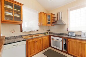 Microwave, oven, dishwasher, toaster