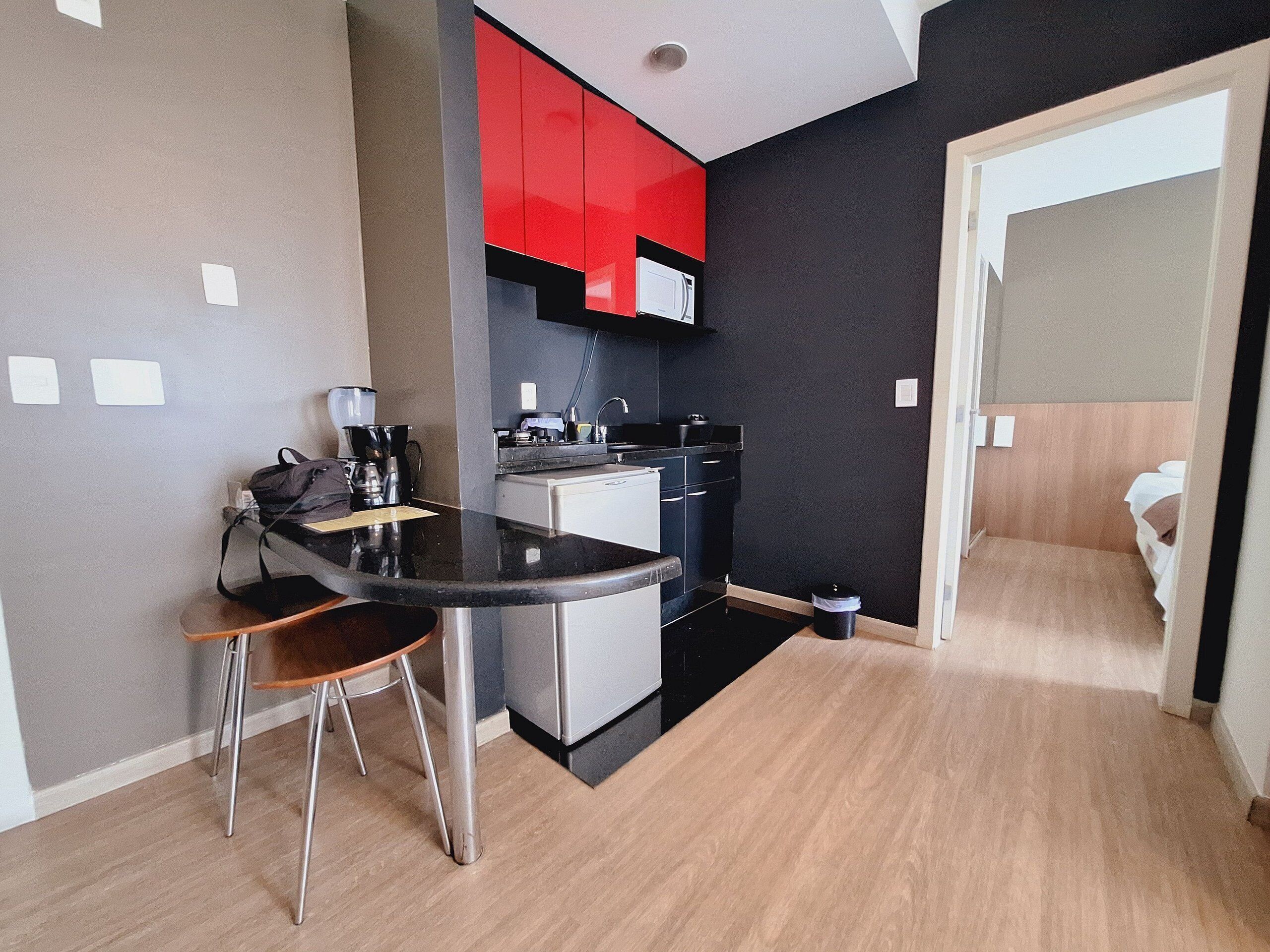 Apartamento | Cozinha privada | Frigobar