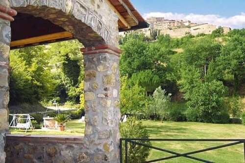 Maison de campagne en Toscane avec vue panoramique