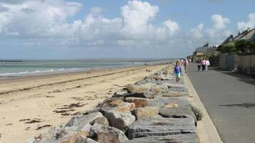 Vlak bij het strand