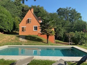 Pool - Charming cottage  in the heart of nature with panoramic views  (Journiac)