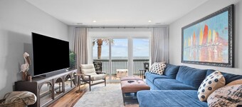 Oceanfront Villa with sunrise views.  Watch dolphins from your private balcony! 631 Newhaven Court