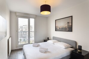 2 chambres, fer et planche Ă repasser, Wi-Fi gratuit, draps fournis