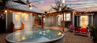 Downtown+Heated Cowboy Pool Sleeps 10, Near Pearl