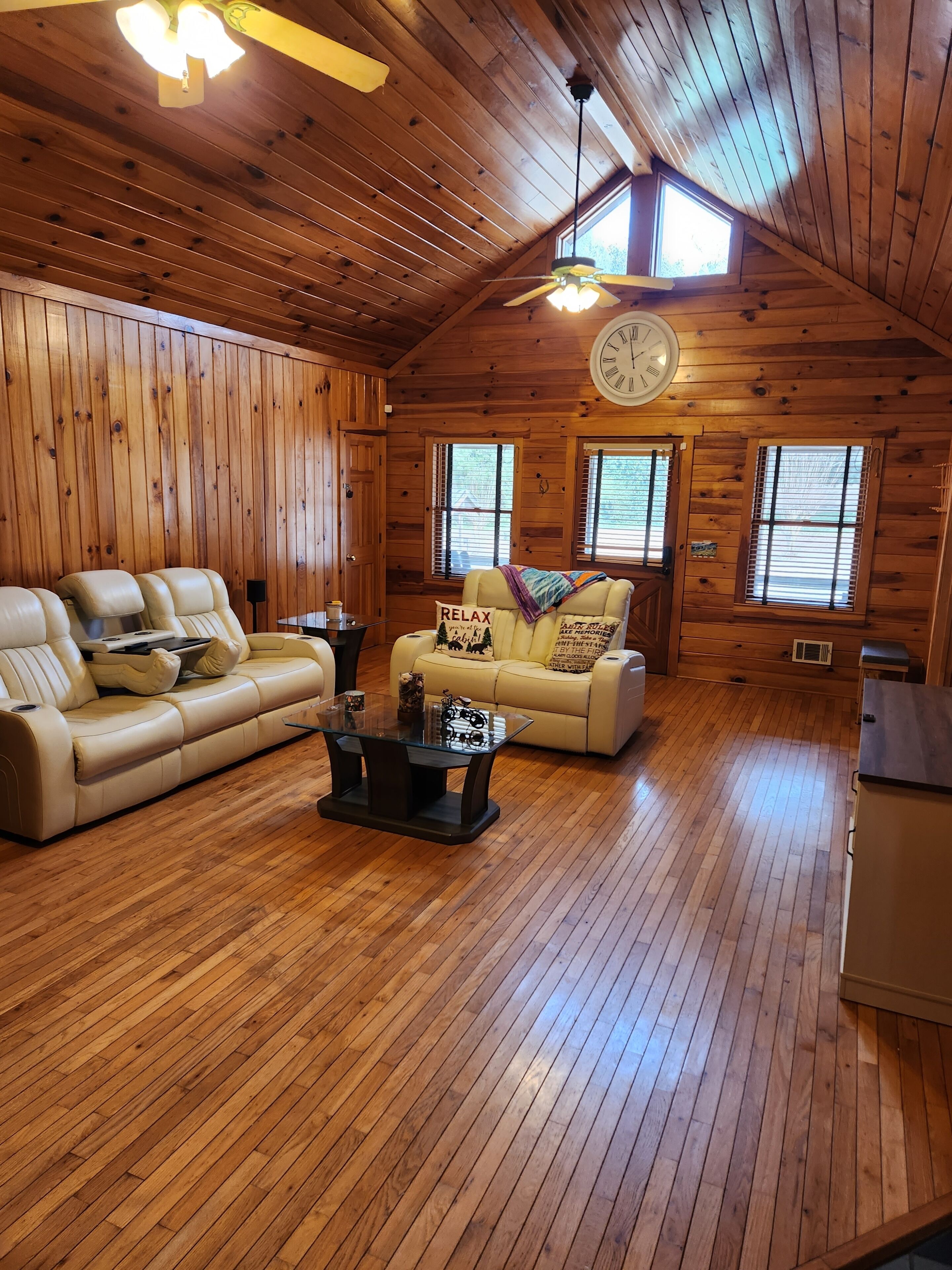 Smart TV, fireplace, video games, books