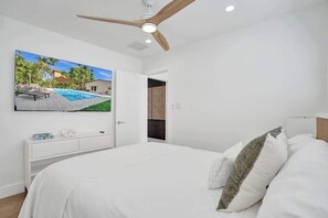 1 bedroom, iron/ironing board, travel cot, WiFi
