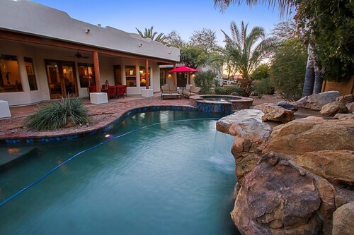 Luxury Custom Home on 1 acre, heated spa and pool, plus casita, no HOA, bring RV