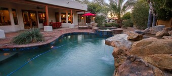 Luxury Custom Home on 1 acre, heated spa and pool, plus casita, no HOA, bring RV