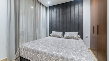 1 chambre, fer et planche Ă repasser, Wi-Fi gratuit, draps fournis