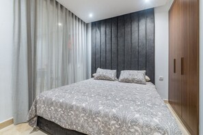 1 Schlafzimmer, Bügeleisen/Bügelbrett, kostenloses WLAN, Bettwäsche