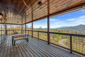 Outdoor dining - DogFriendly | BEST View | Hot Tub | Luxury (Haven) (Gatlinburg)