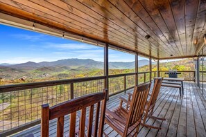 Outdoor dining - DogFriendly | BEST View | Hot Tub | Luxury (Haven) (Gatlinburg)