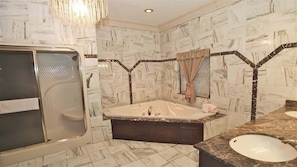 Shower, shampoo