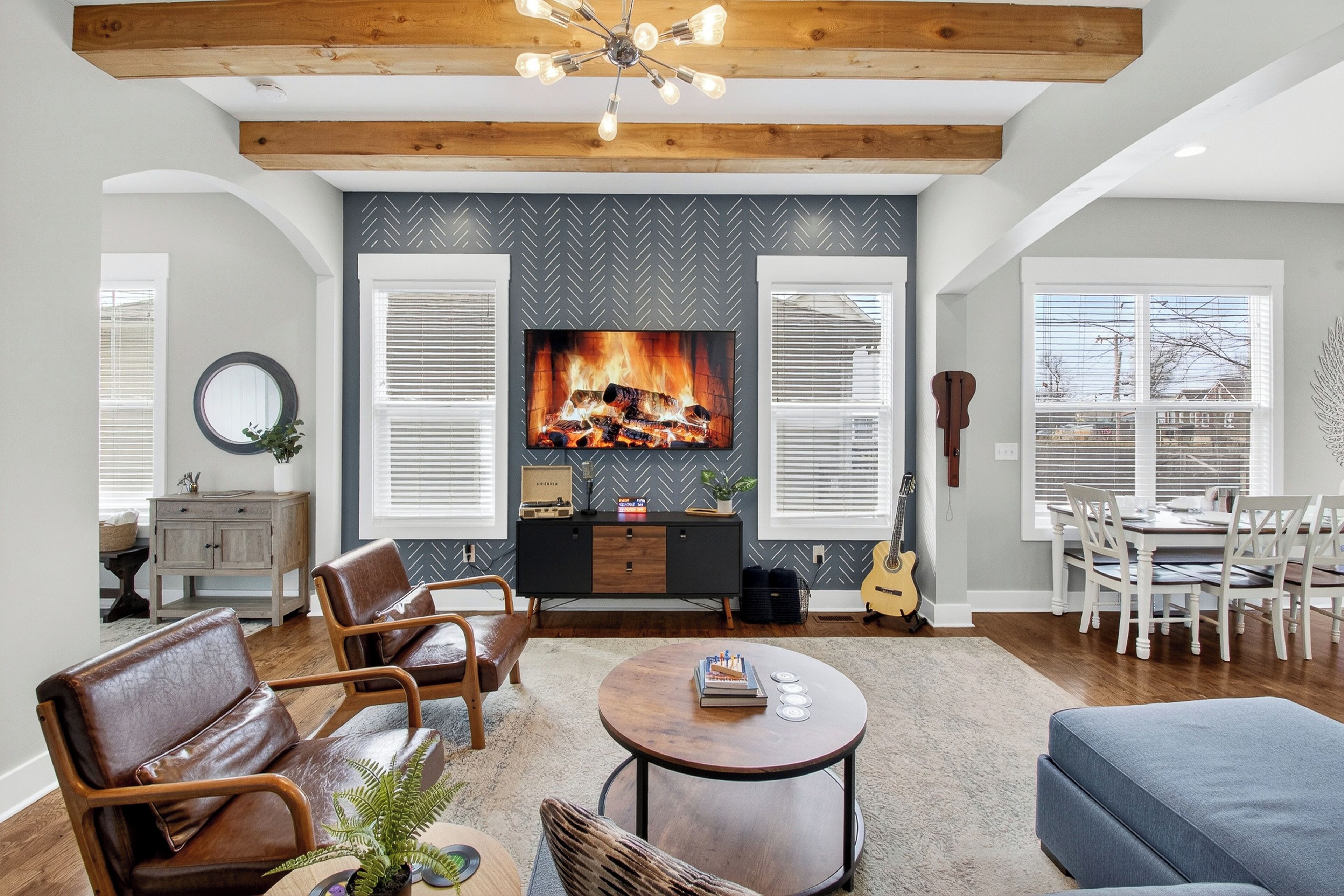 Smart TV, video games, books, music library