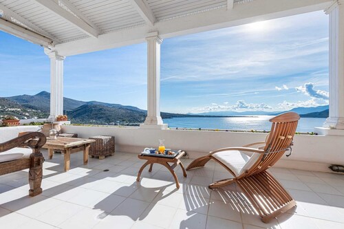 The Magnificent Villa Melandrina is an exceptional and rare jewel on Aegina isla