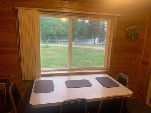 Bucktail Lodge Pineview cabin on Winter, Wisconsin.