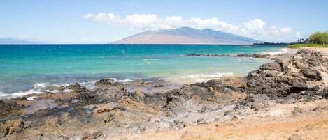 Sun loungers, beach towels