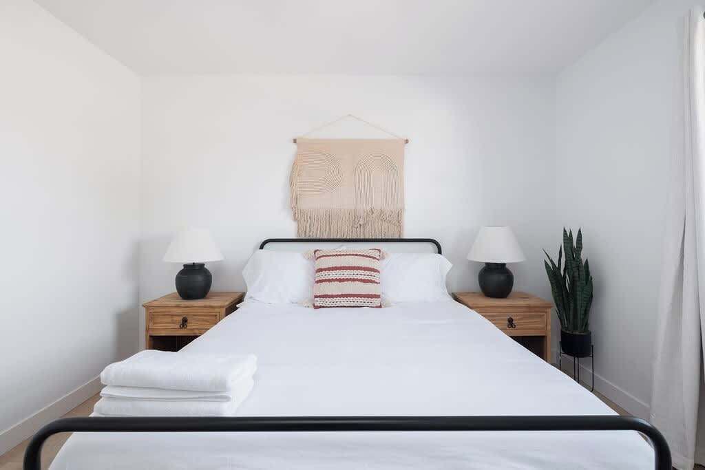 3 bedrooms, iron/ironing board, travel cot, WiFi