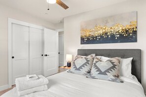 4 bedrooms, iron/ironing board, travel crib, free WiFi