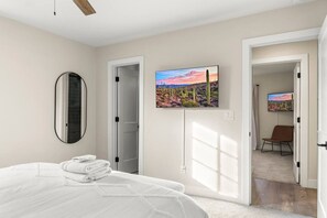 4 bedrooms, iron/ironing board, travel crib, free WiFi
