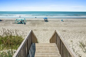 Beach nearby - A Wave from it All by Brunswick Vacation Rentals: Beach Club w/ Pool, Elevator (Ocean Isle Beach)