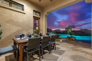 Outdoor dining