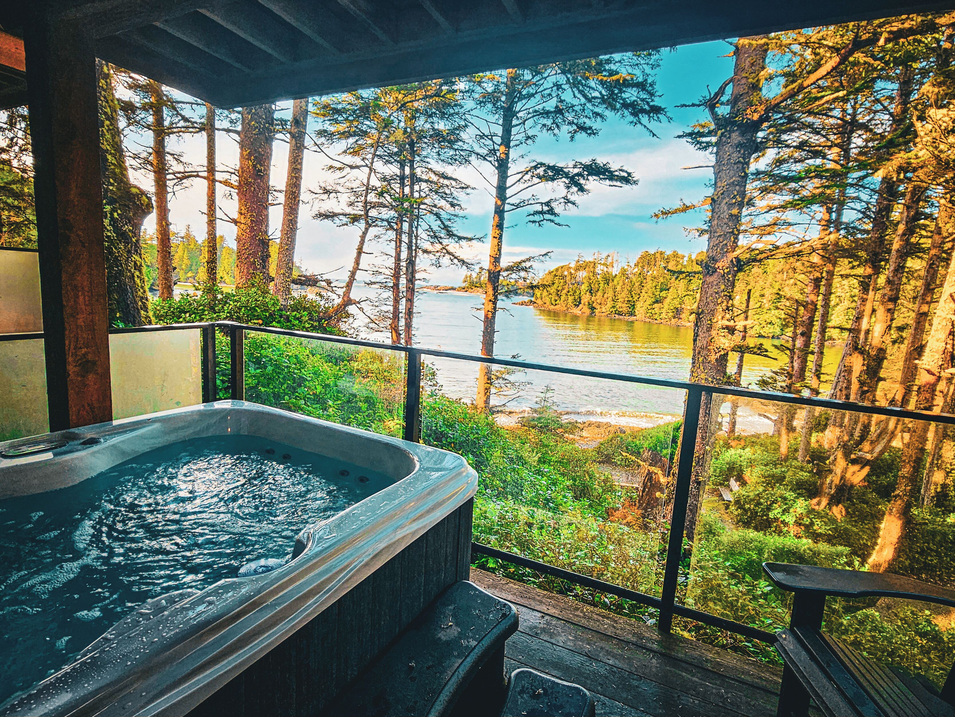 Bain à remous extérieur