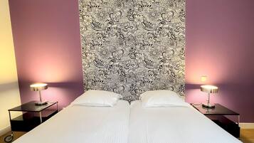 2 slaapkamers, een strijkplank/strijkijzer, wifi, beddengoed
