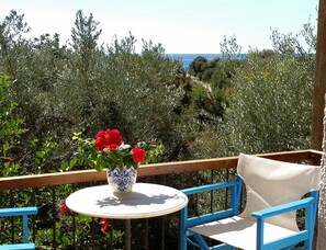 Outdoor dining - 1 bed-Cottage in Paleochora- Crete (PALEOCHORA-CHANEA-CRETE)