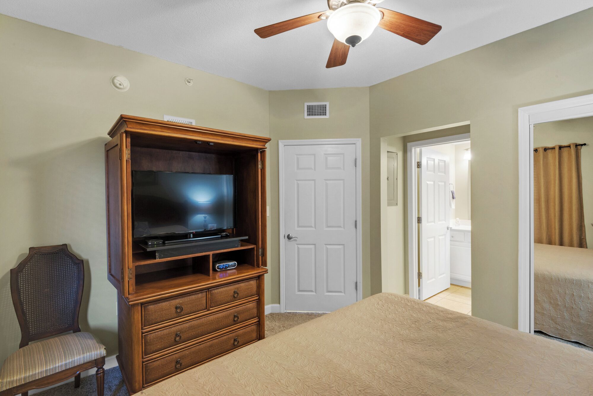 Master Bedroom with Flat Screen TV