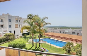 Terrace/patio - Rio Salado apartment in a residential complex with swimming pool (Conil de la Frontera)
