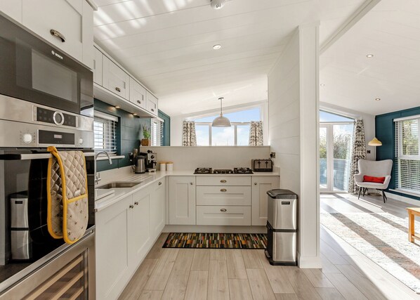 Fridge, oven, stovetop, toaster