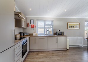 Fridge, oven, stovetop, toaster