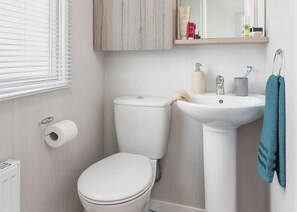 Bathroom - Essential Clover Caravan (Sleeps 4, Dog Friendly) (Annan, Dumfries & Galloway)