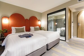 ห้องซูพีเรียทวิน | มินิบาร์, ตู้นิรภัยในห้องพัก, โต๊ะทำงาน, Wi-Fi ฟรี